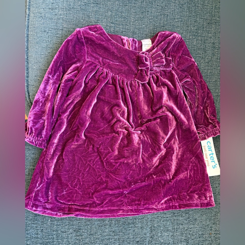 Carter’s Purple velvet dress